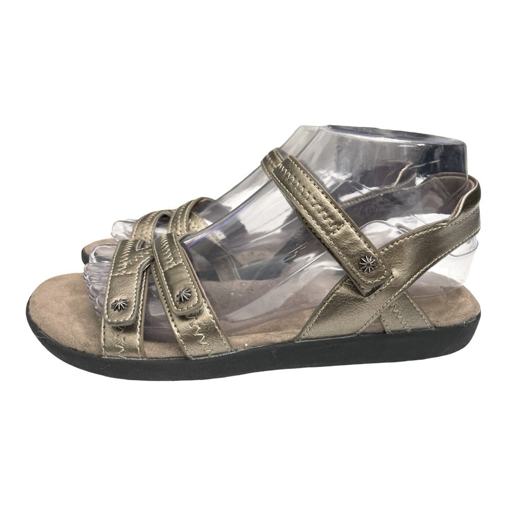 CUSHIONAIRE Women's Bartel comfort footbed Sandal with +Comfort size 7.5M